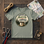 Running On Prayer And Coffee T-Shirt
