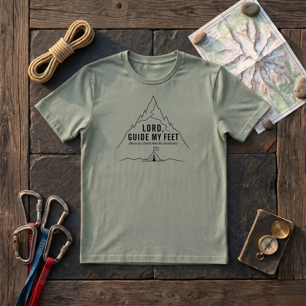 Lord, Guide My Feet, I Clearly Have No Coordinates T-Shirt