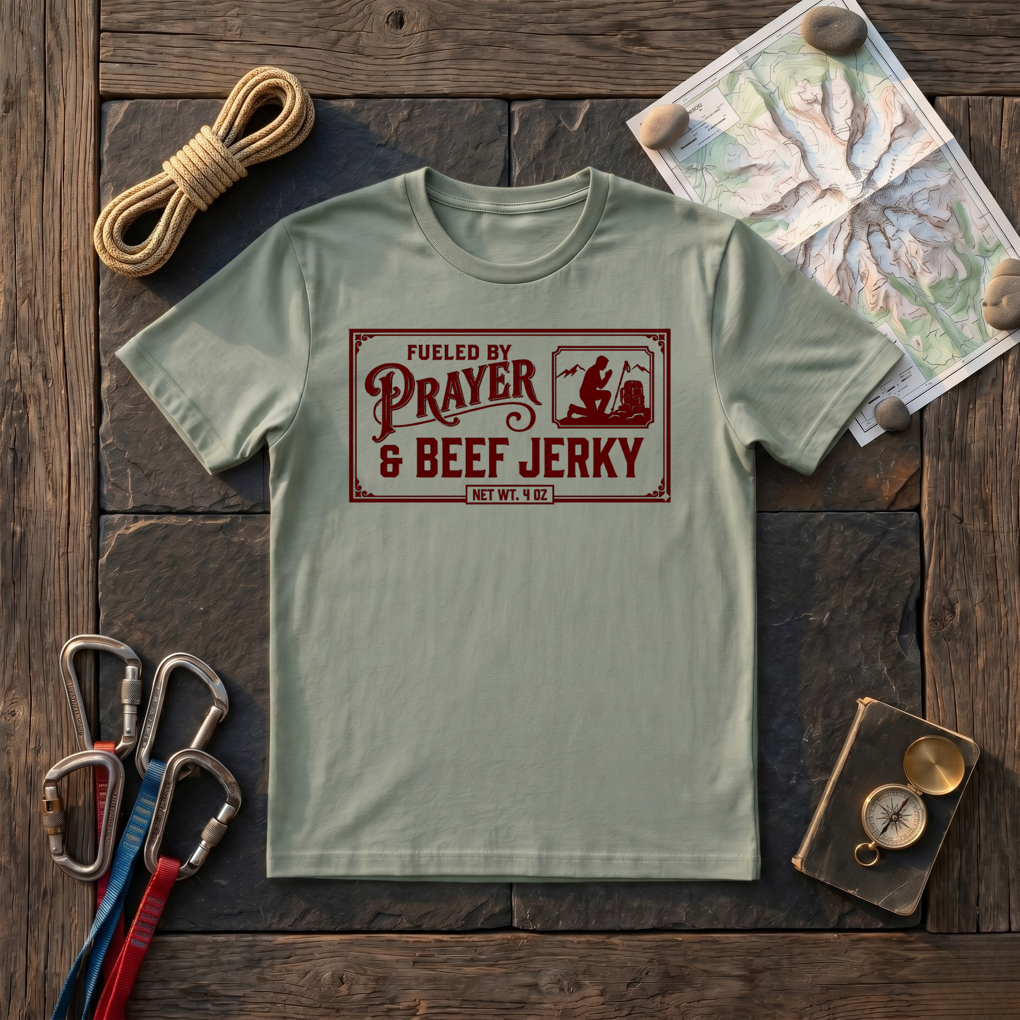 Fueled by Prayer & Beef Jerky T-Shirt