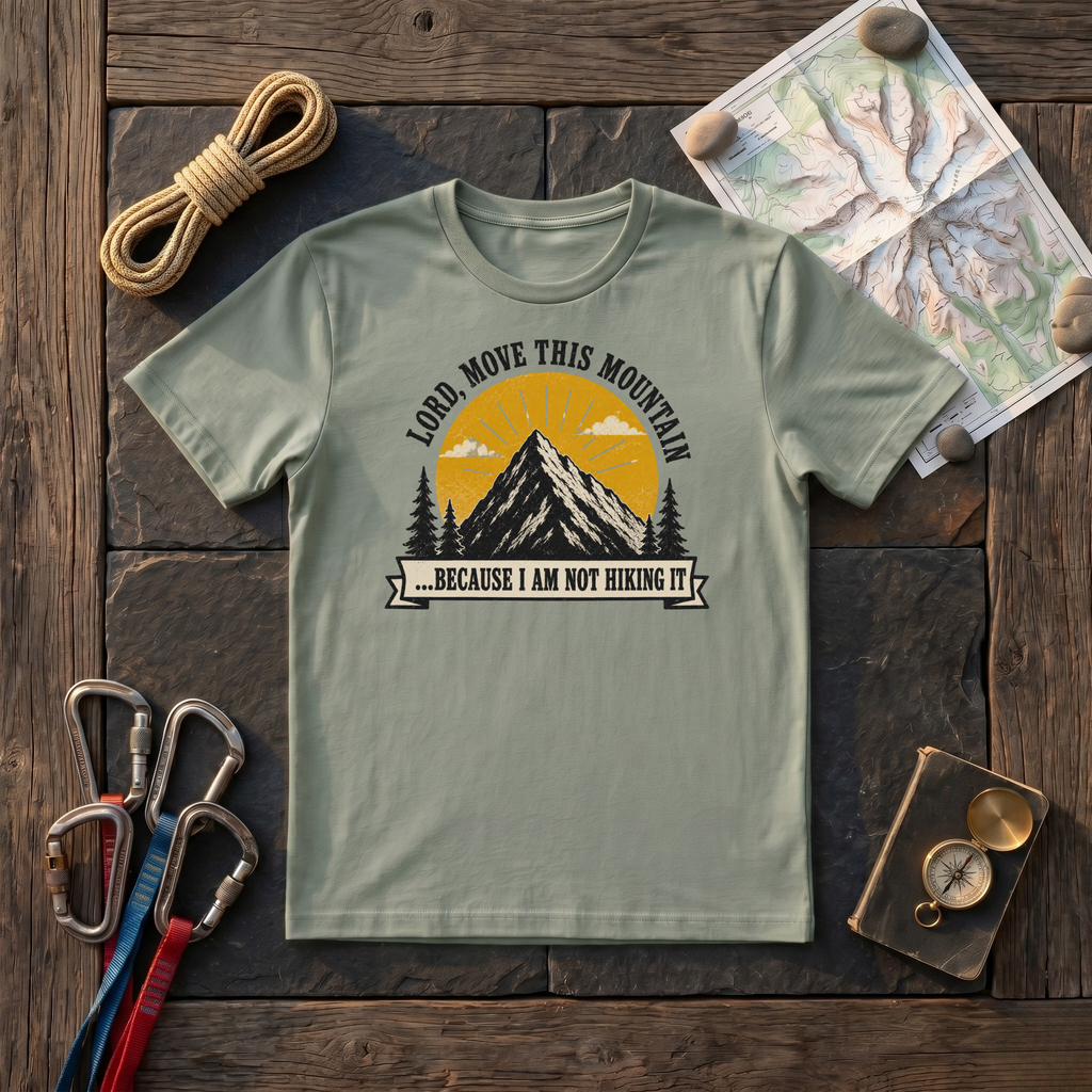 Lord, Move This Mountain, Because I Am Not Hiking It T-Shirt