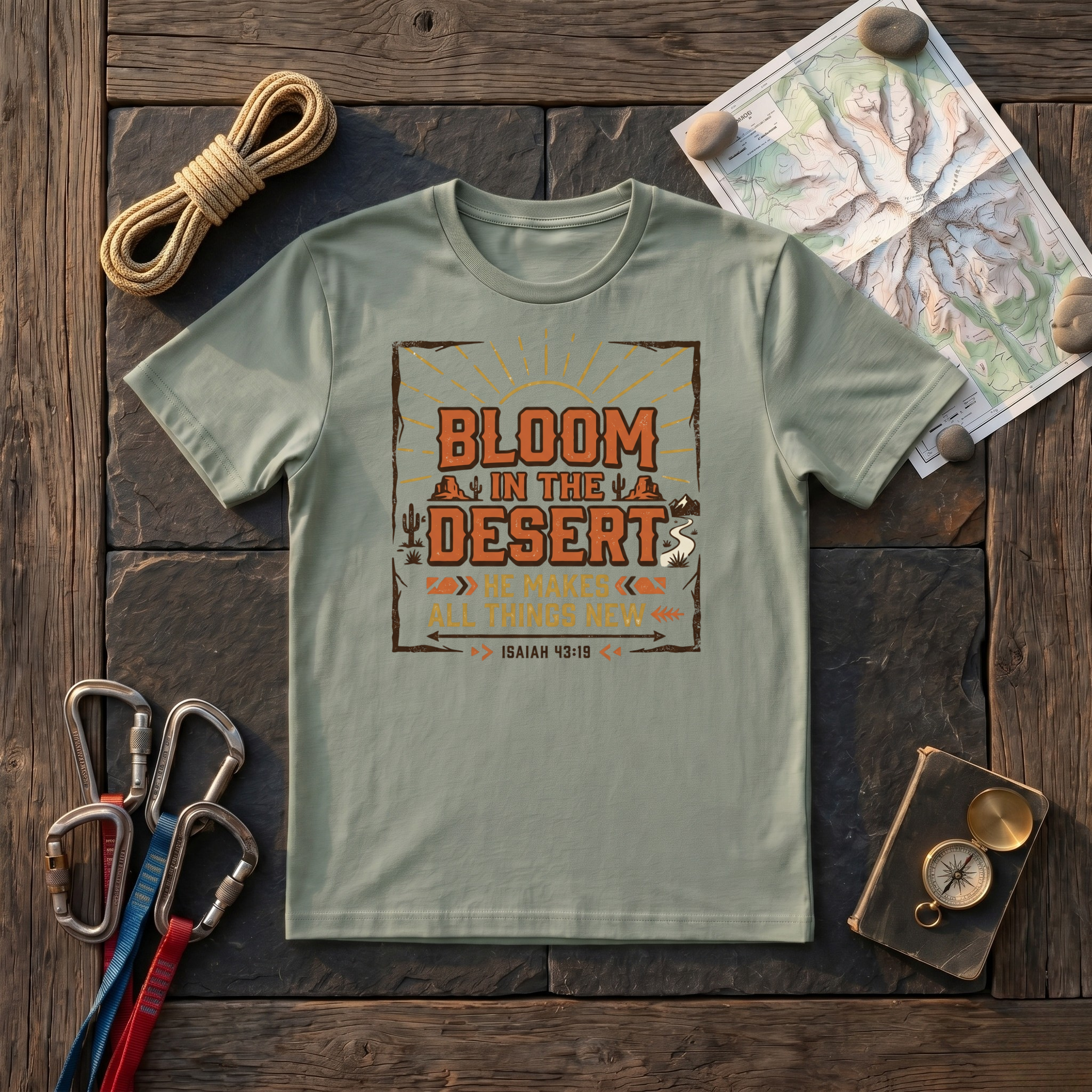 Bloom In The Desert, He Makes All Things New Isaiah 43:19 T-Shirt