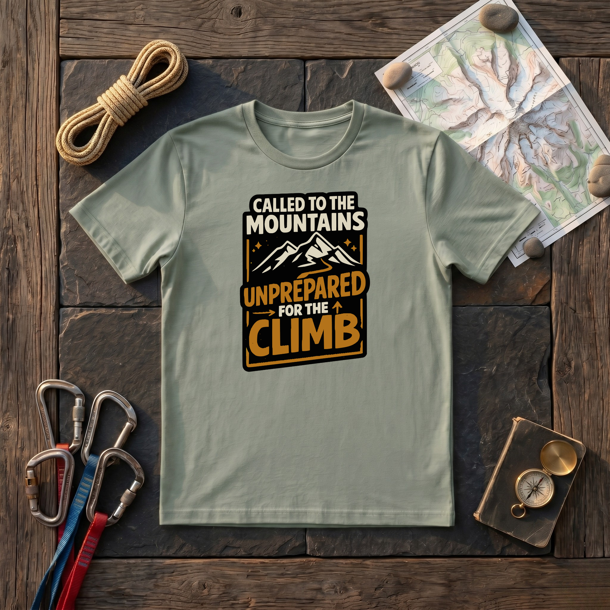 Called To The Mountains, Unprepared For The Climb T-Shirt