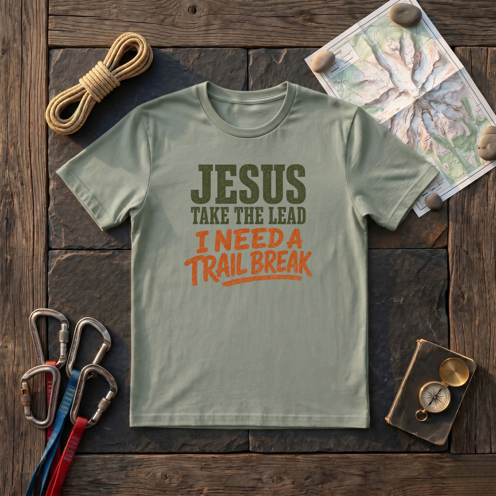 Jesus Take The Lead, I Need A Trail Break T-Shirt