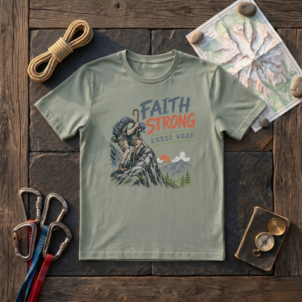 Faith Strong Knees Weak T-Shirt