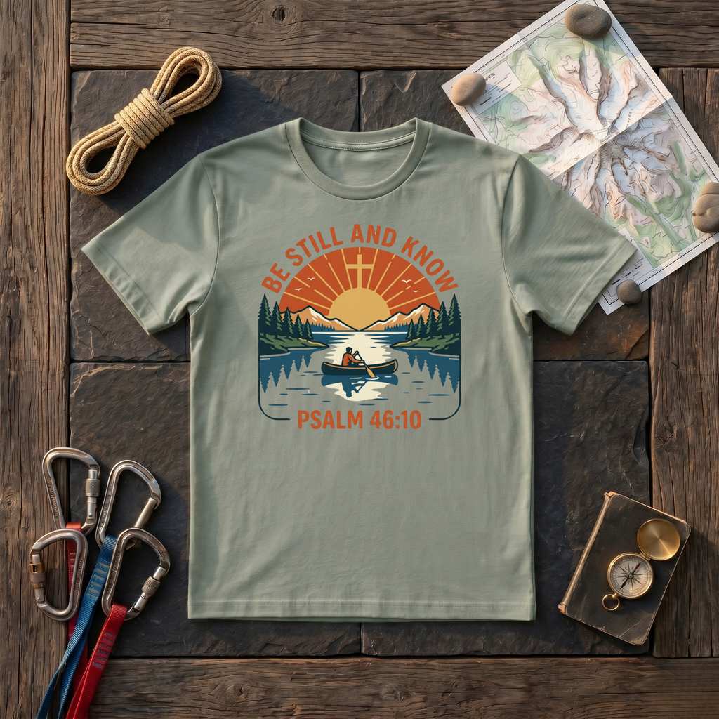 Be Still And Know Psalm 46:10 T-Shirt