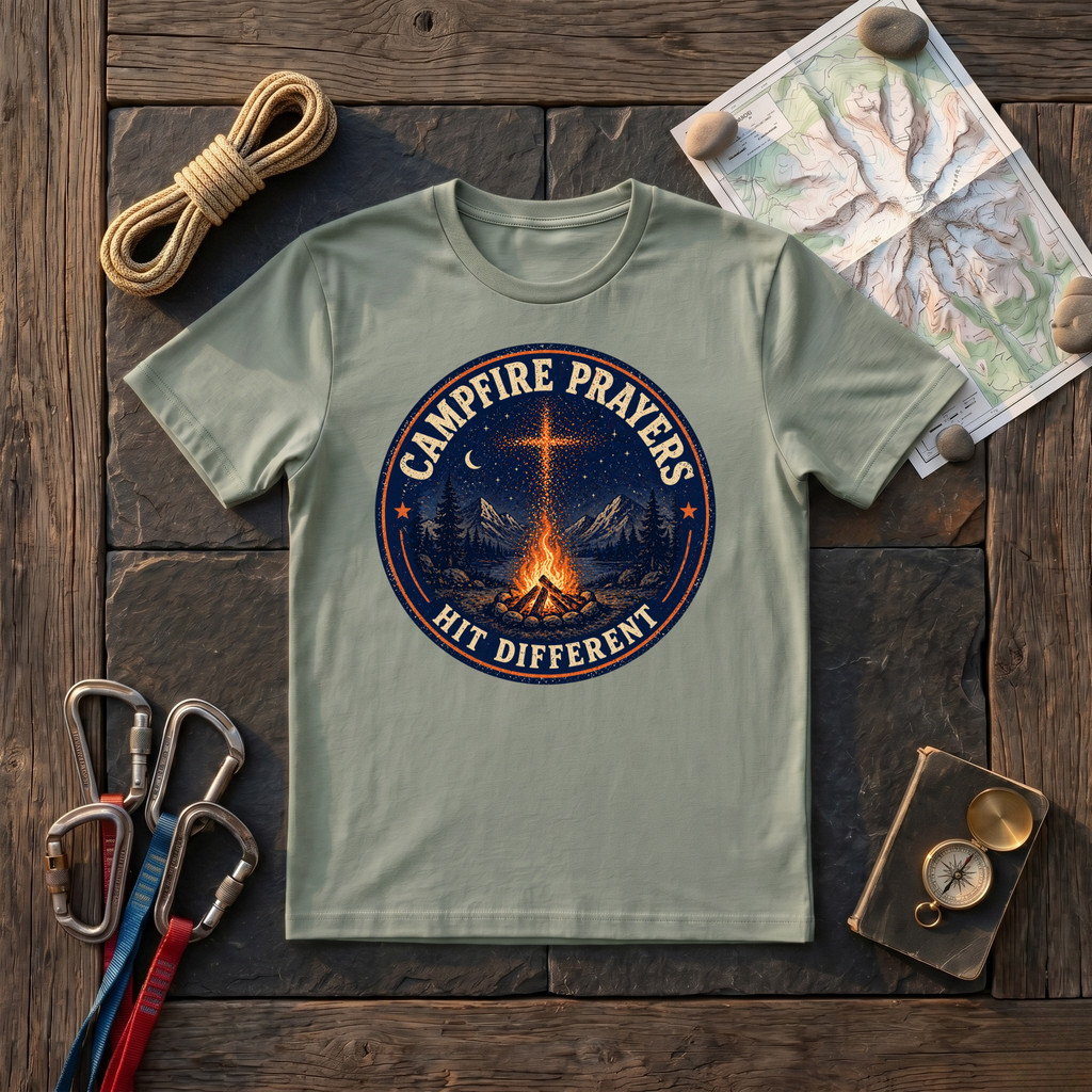 Campfire Prayers Hit Different T-Shirt