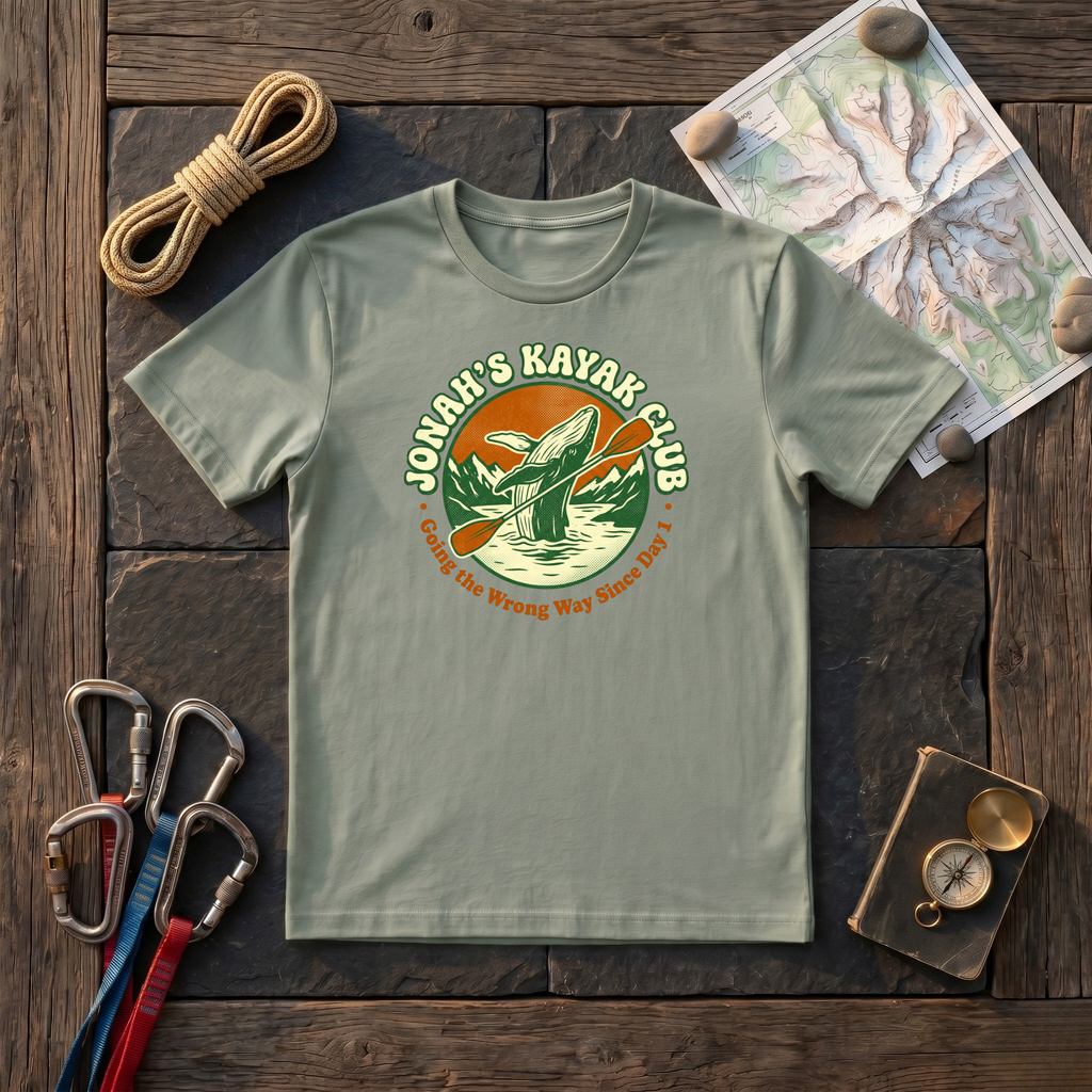 Jonahs Kayak Club Going The Wrong Way Since Day 1 T-Shirt