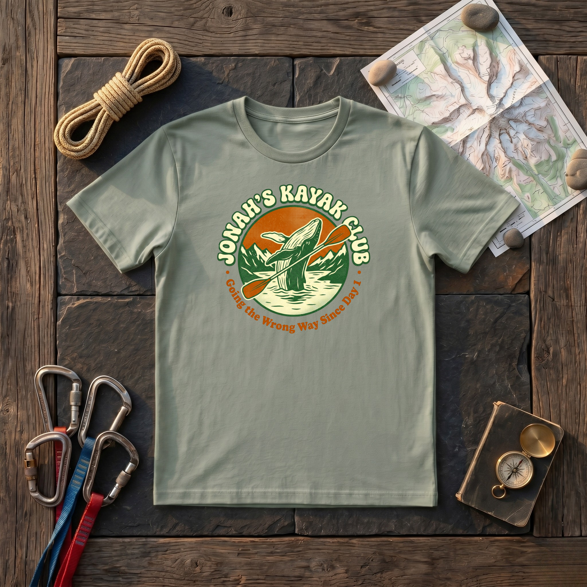 Jonahs Kayak Club Going The Wrong Way Since Day 1 T-Shirt