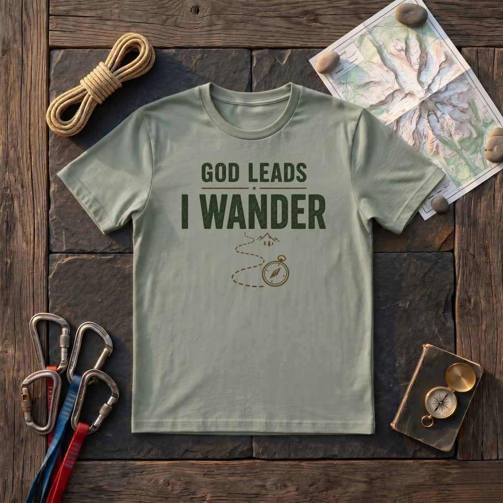 God Leads, I Wander T-Shirt
