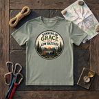 Running On Grace And Low Battery T-Shirt