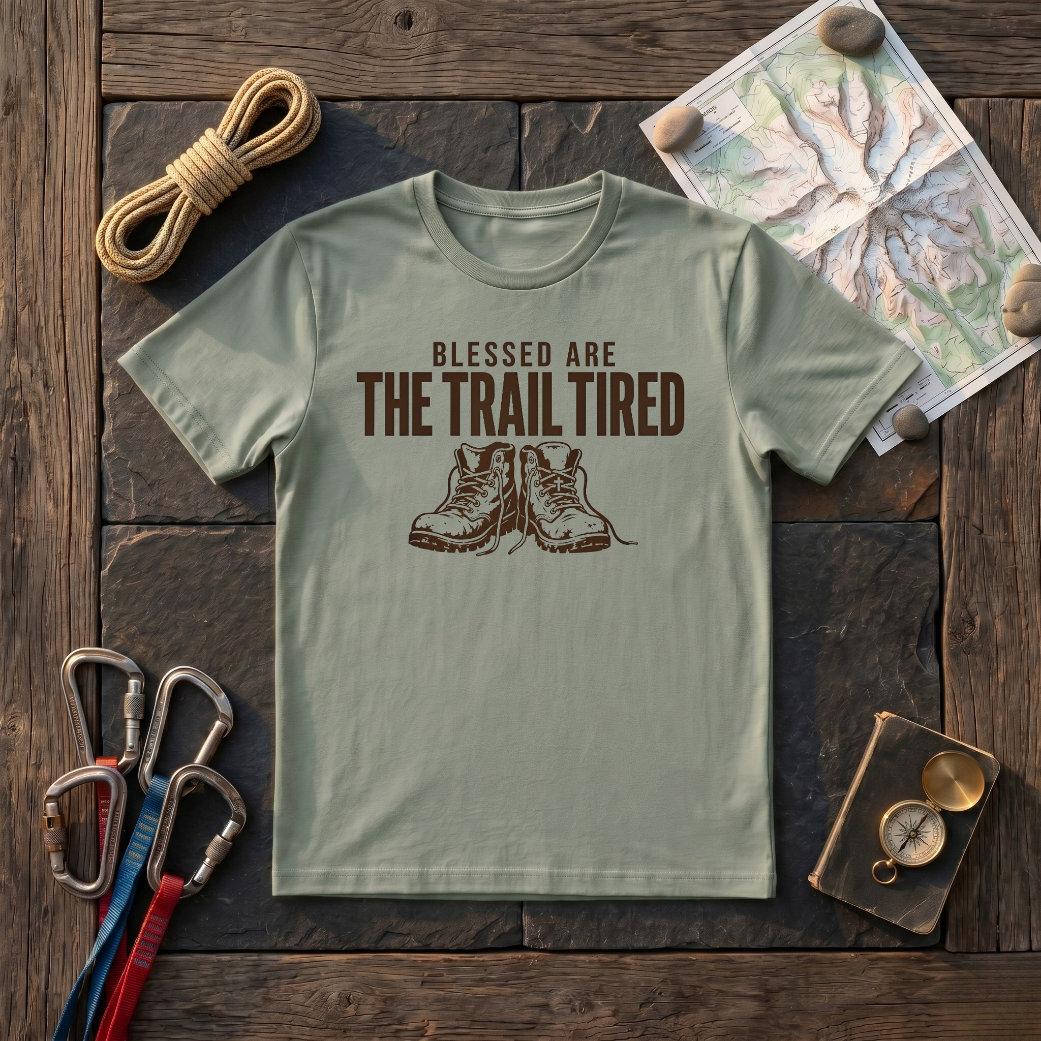 Blessed Are The Trail Tired T-Shirt