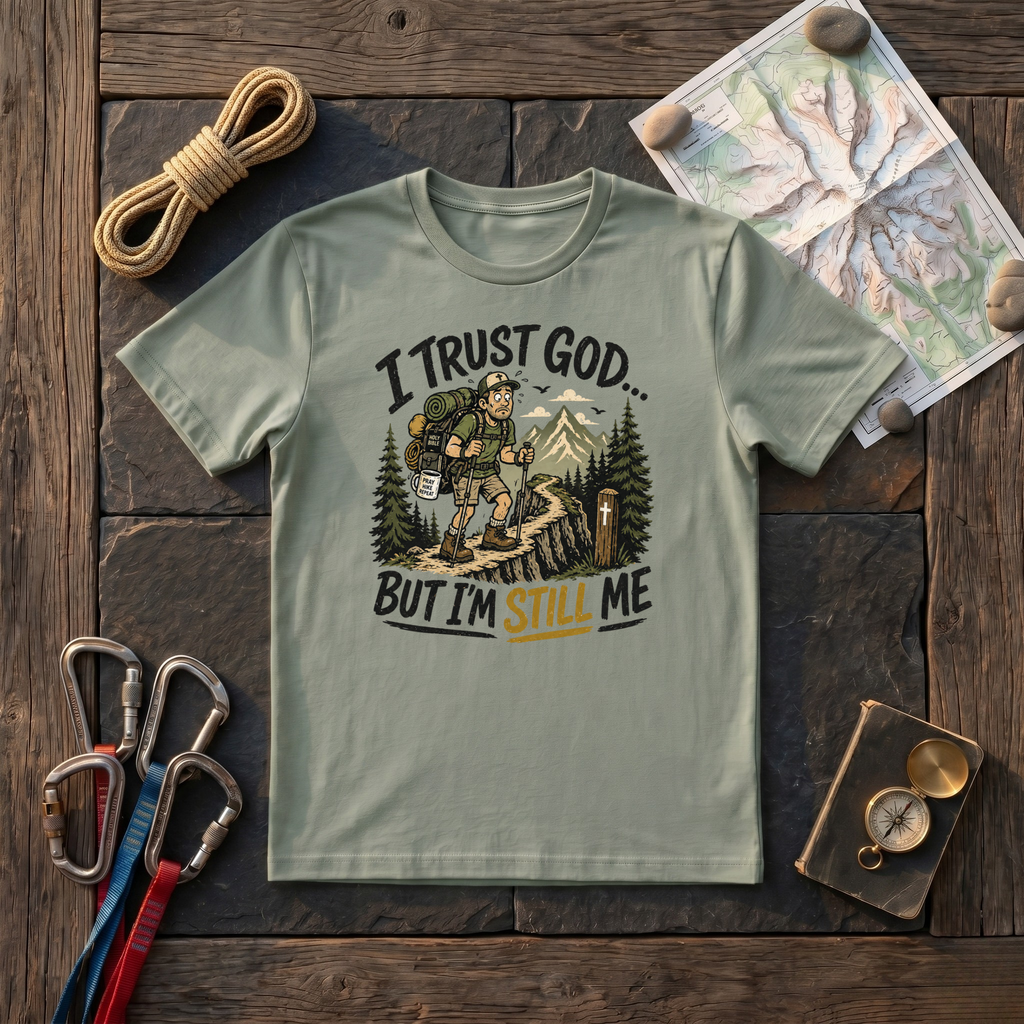 I Trust God But I'M Still Me (Man) T-Shirt