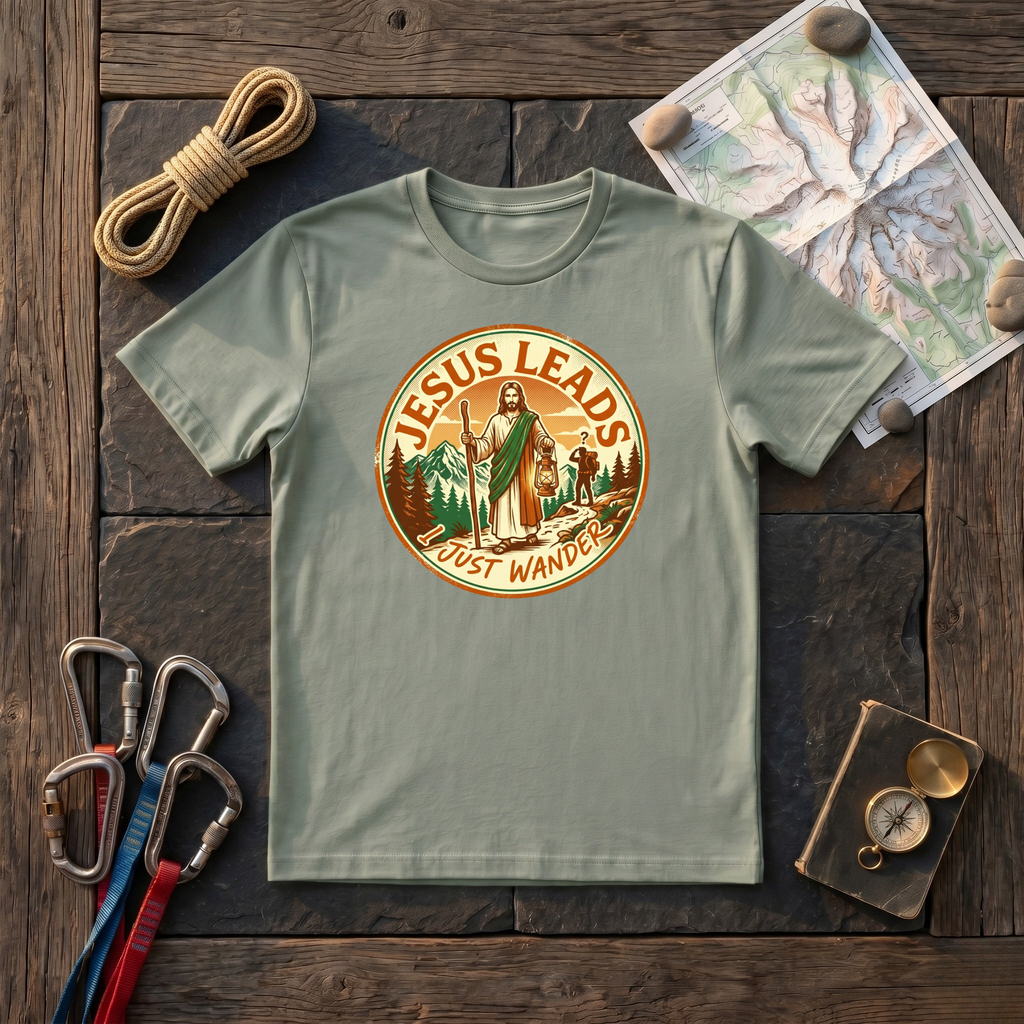 Jesus Leads I Just Wander T-Shirt