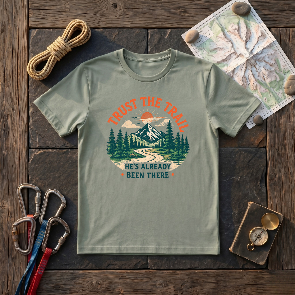 Trust The Trail He's Already Been There T-Shirt
