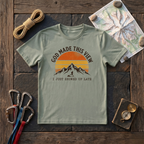 God Made This View I Just Showed Up Late T-Shirt