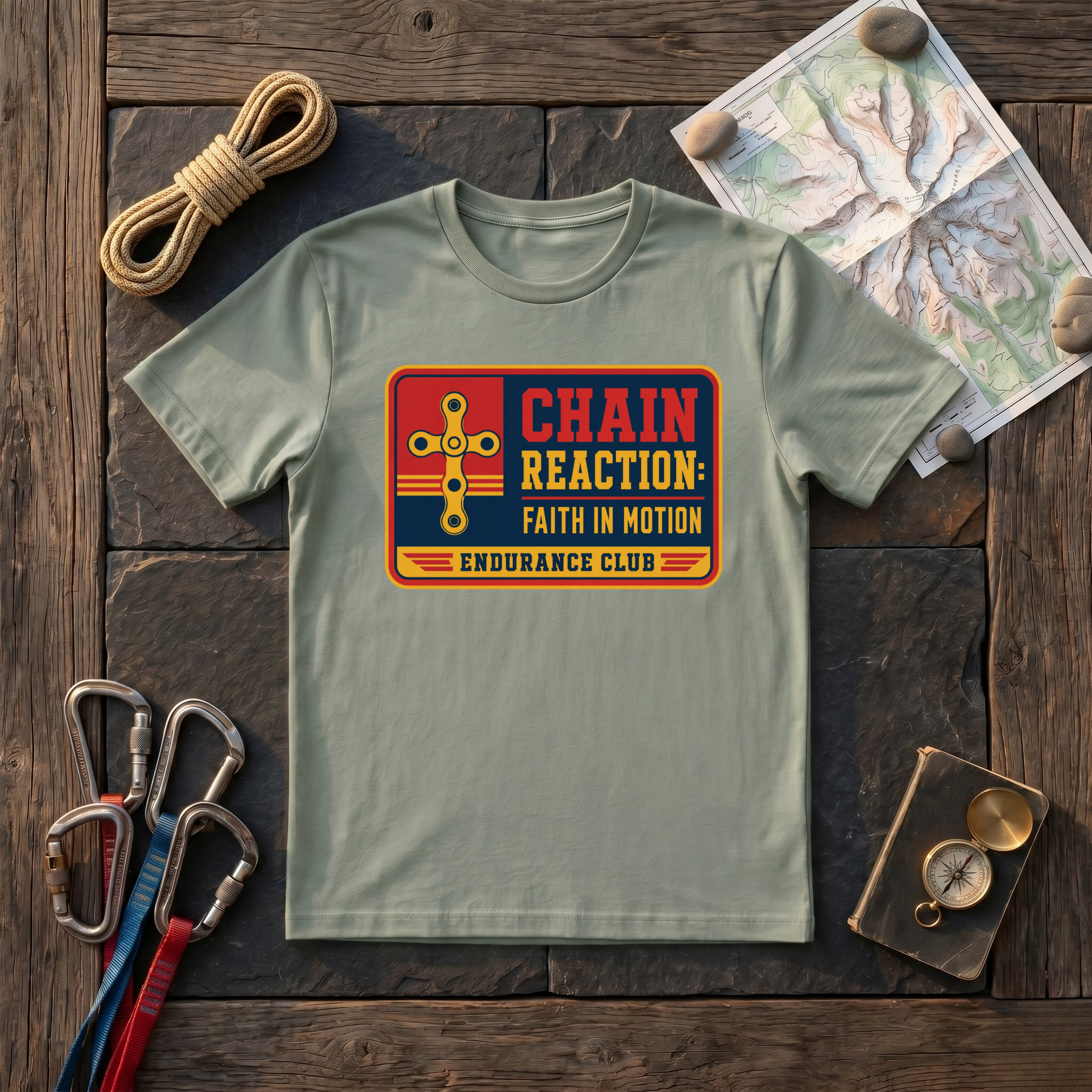 Chain Reaction: Faith in Motion T-Shirt