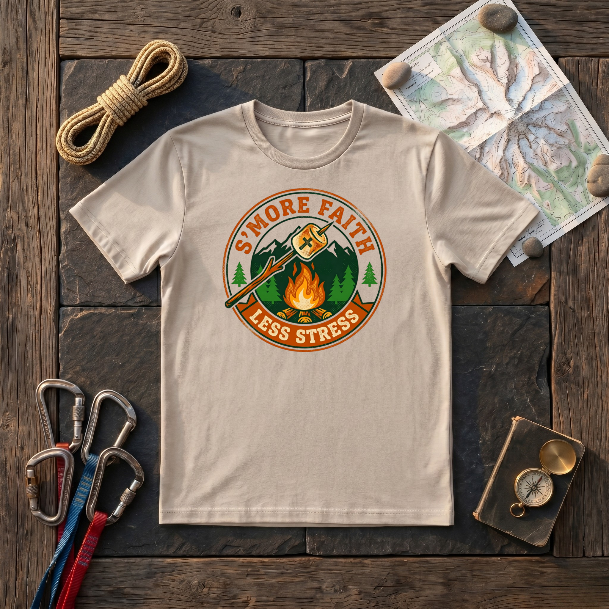 S'More Faith Less Stress 2 T-Shirt