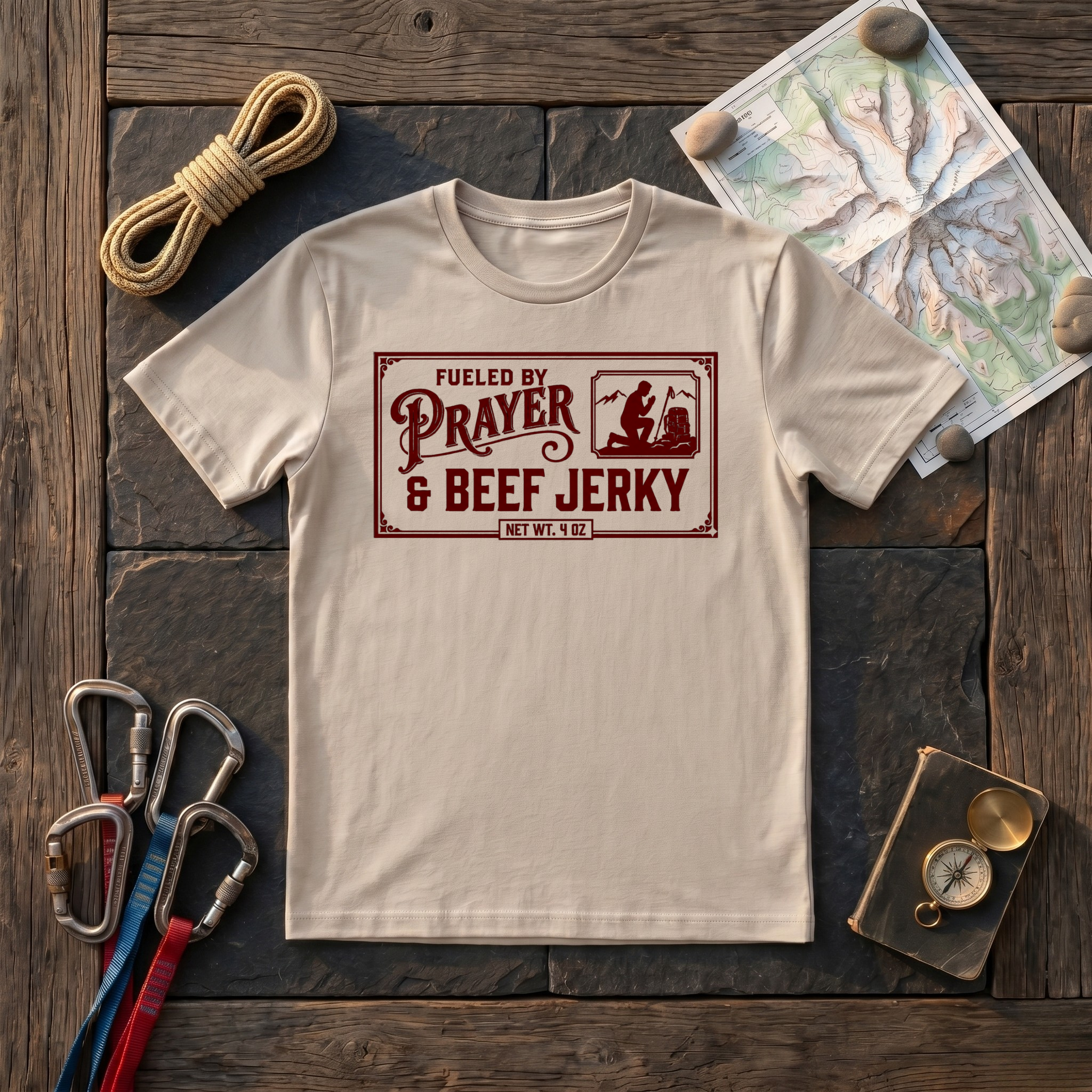 Fueled by Prayer & Beef Jerky T-Shirt