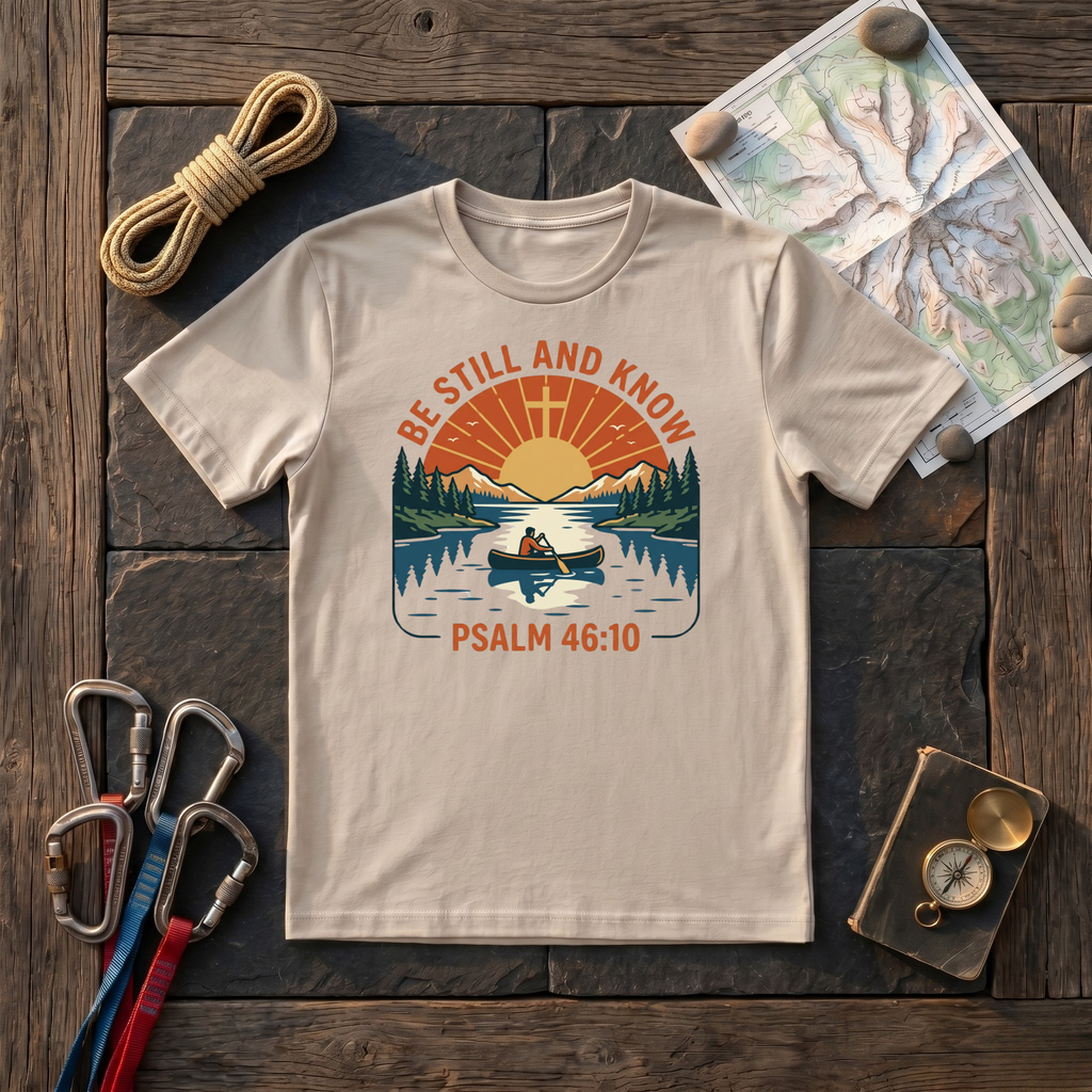 Be Still And Know Psalm 46:10 T-Shirt
