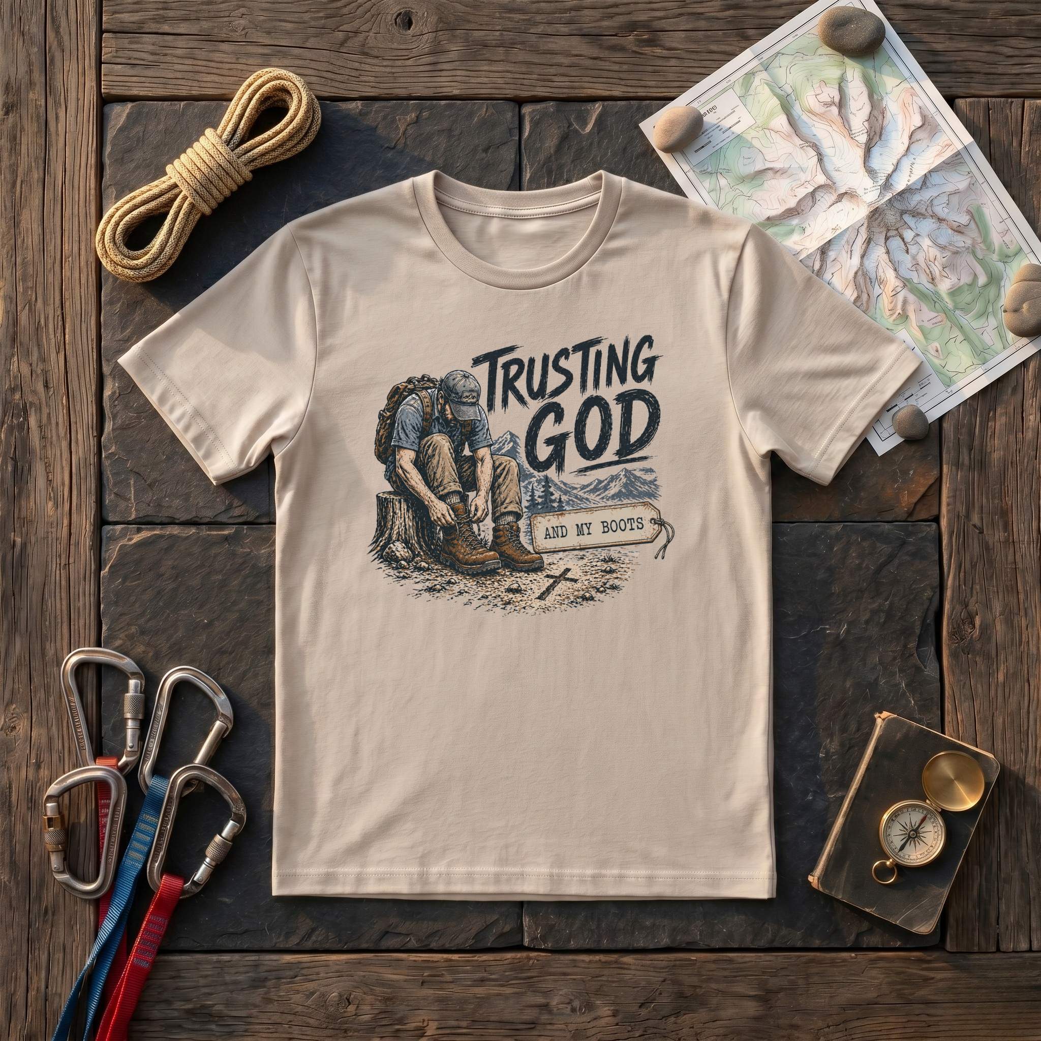Trusting God And My Boots T-Shirt