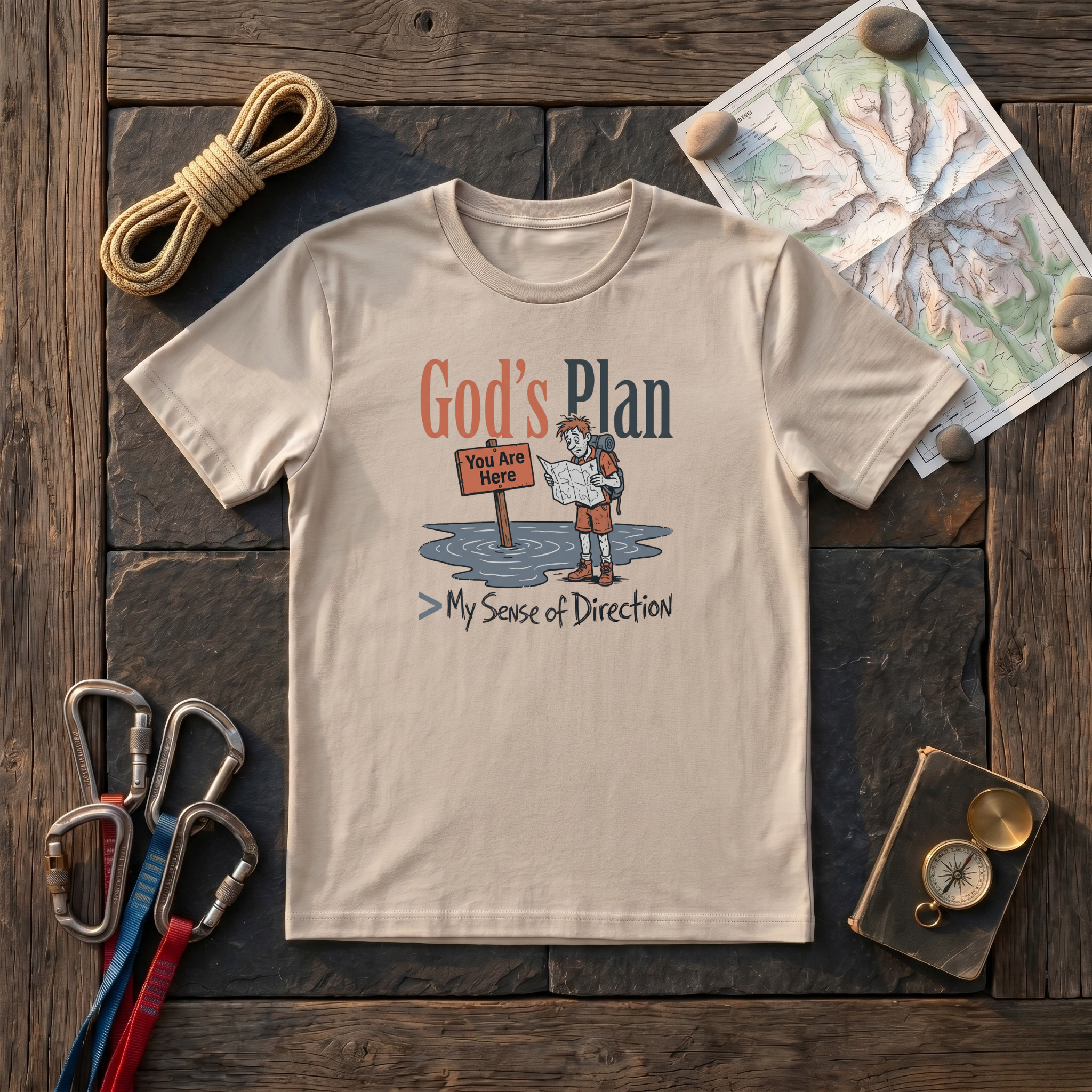 God's Plan > My Sense of Direction T-Shirt