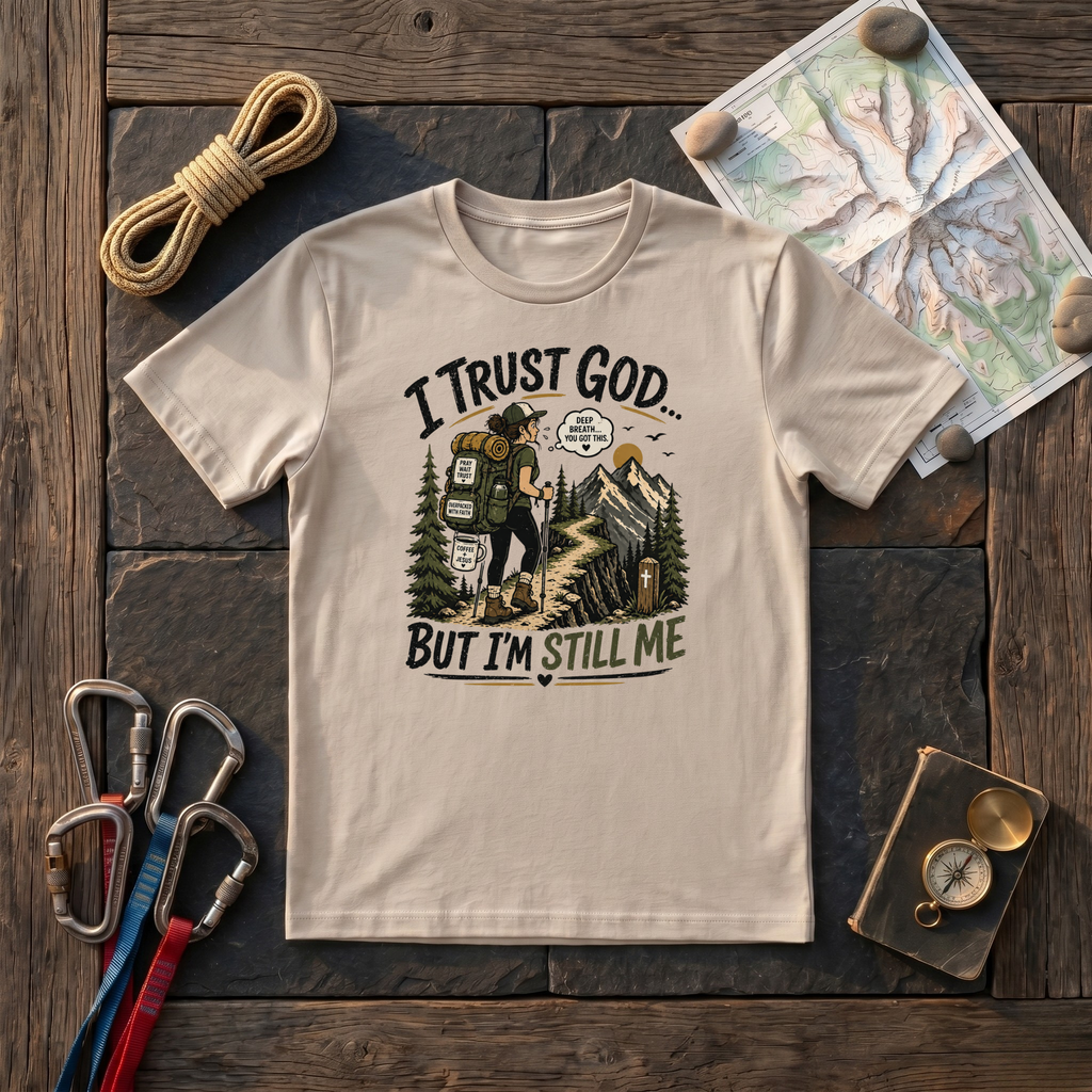 I Trust God But I'M Still Me (Woman) T-Shirt