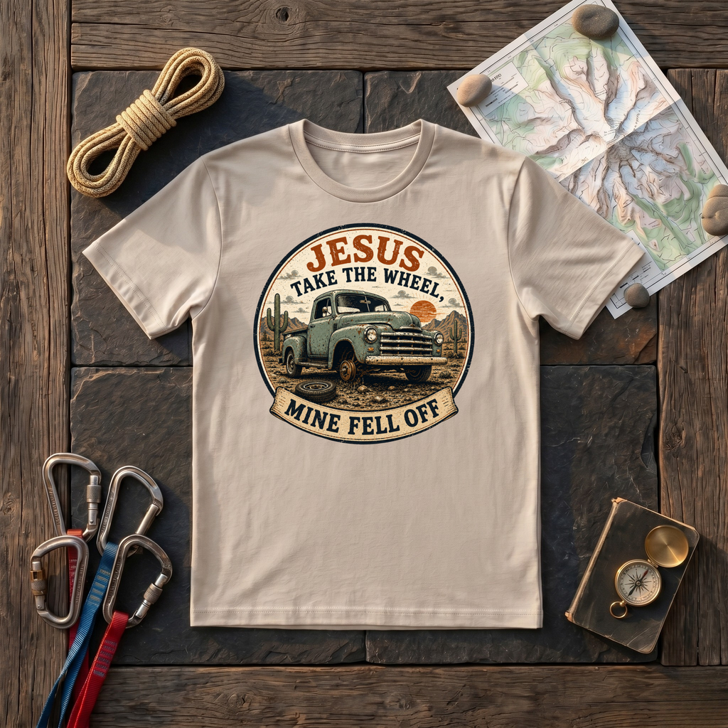 Jesus Take The Wheel, Mine Fell Off T-Shirt