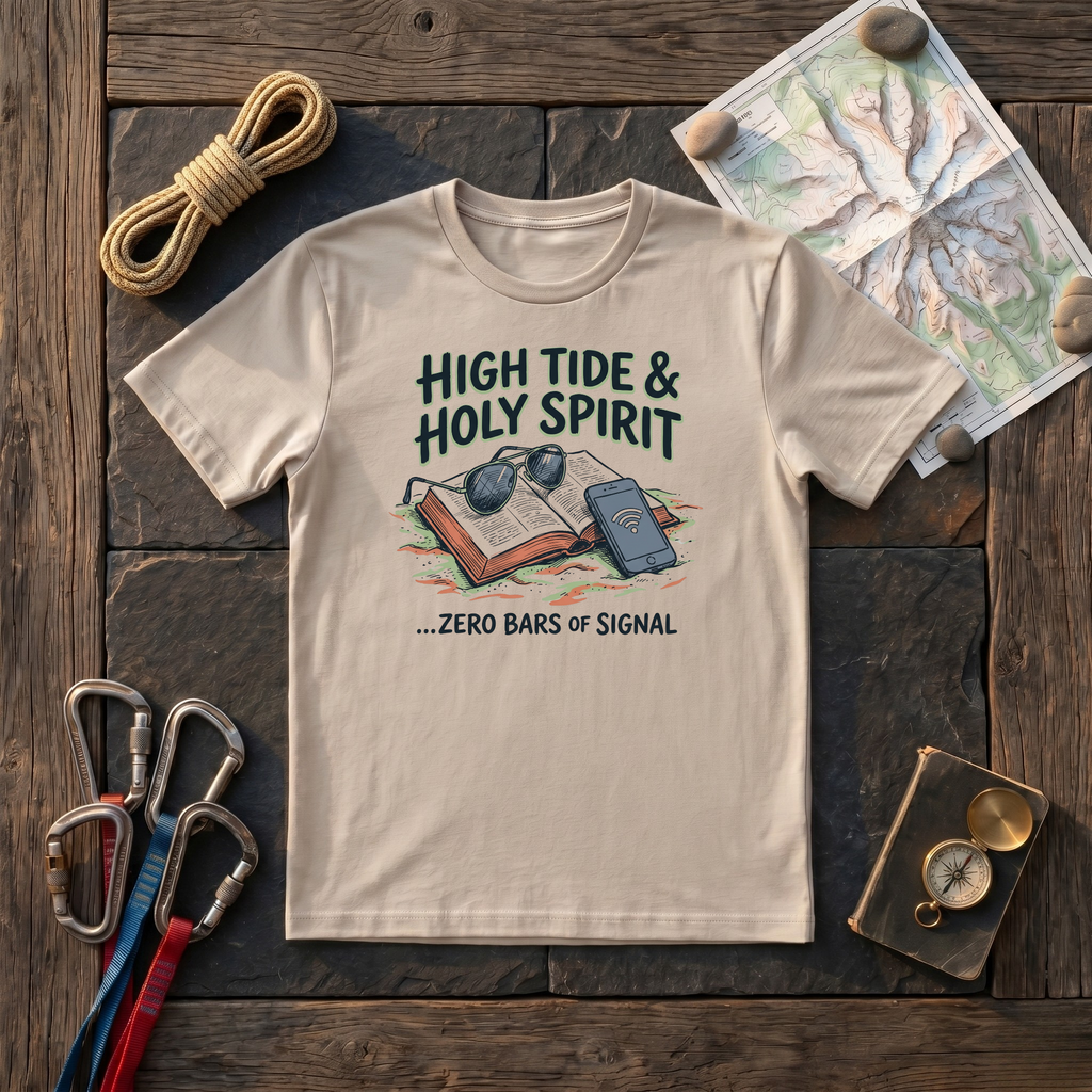 High Tide & Holy Spirit, Zero Bars Of Signal T-Shirt