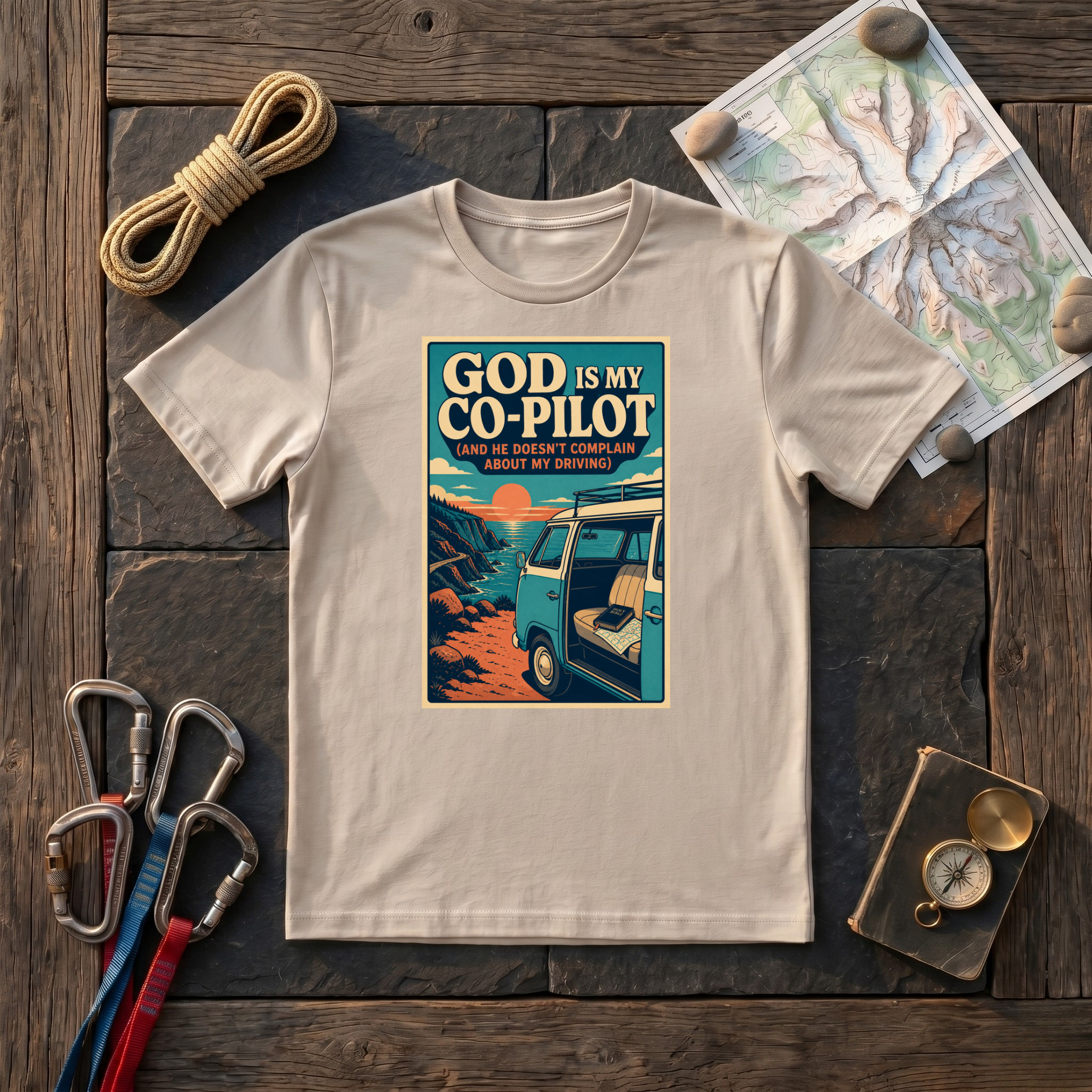 God Is My Co-Pilot T-Shirt