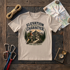 Elevation Reveals Character and Bad Knees T-Shirt