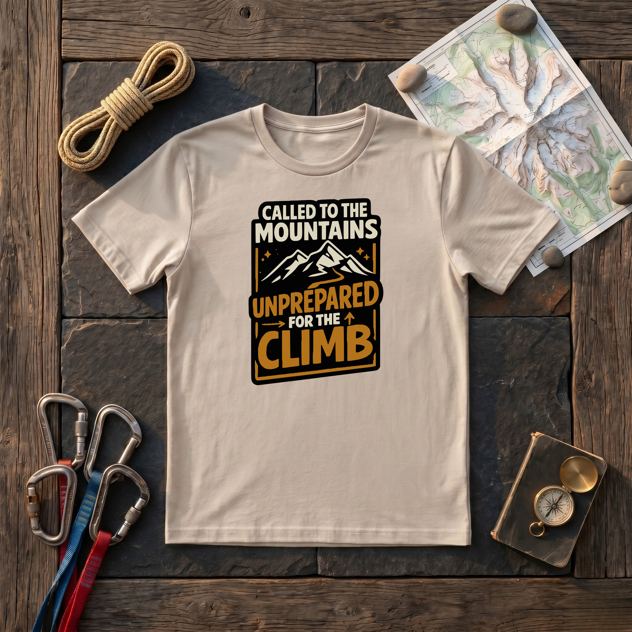 Called To The Mountains, Unprepared For The Climb T-Shirt
