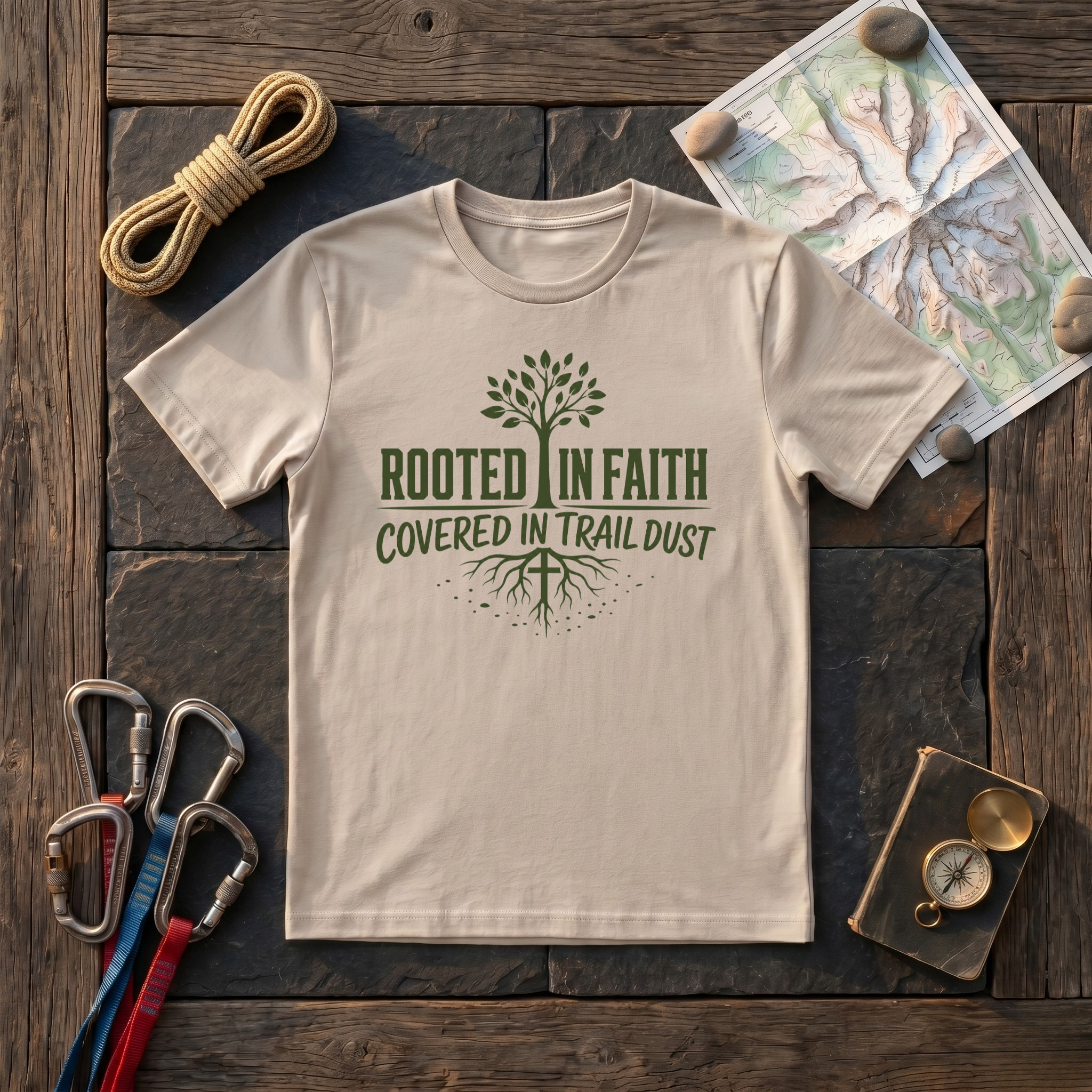 Rooted In Faith Covered In Trail Dust T-Shirt