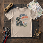 Faith Strong Knees Weak T-Shirt