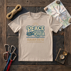 Peace Like A River, Rest In His Presence Isaiah 66:12 T-Shirt