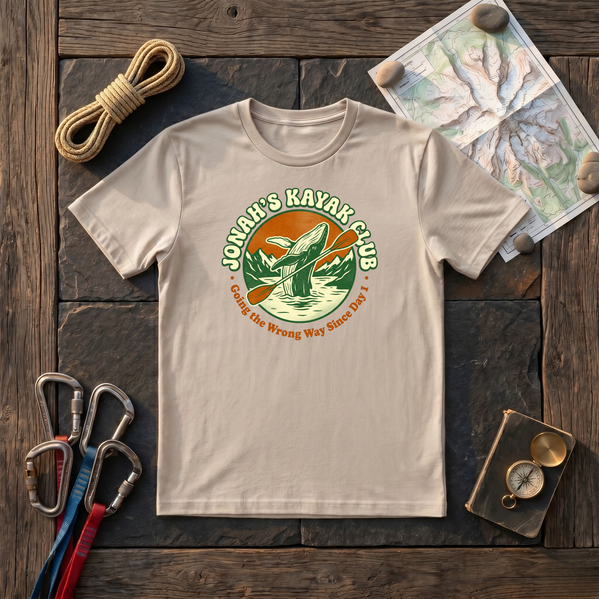 Jonahs Kayak Club Going The Wrong Way Since Day 1 T-Shirt