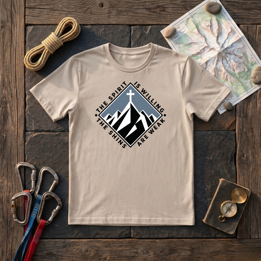 The Spirit Is Willing, The Shins Are Weak T-Shirt