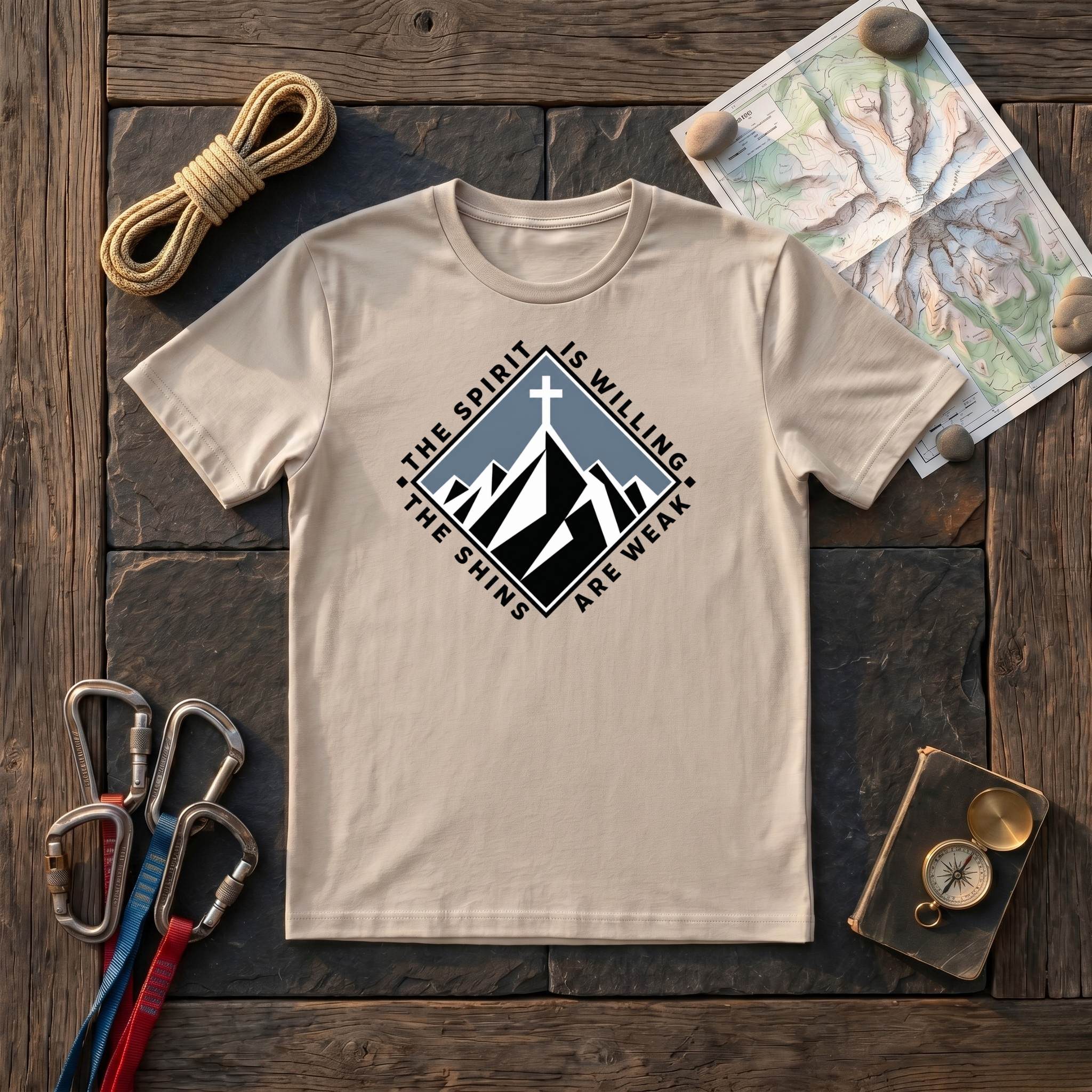 The Spirit Is Willing, The Shins Are Weak T-Shirt