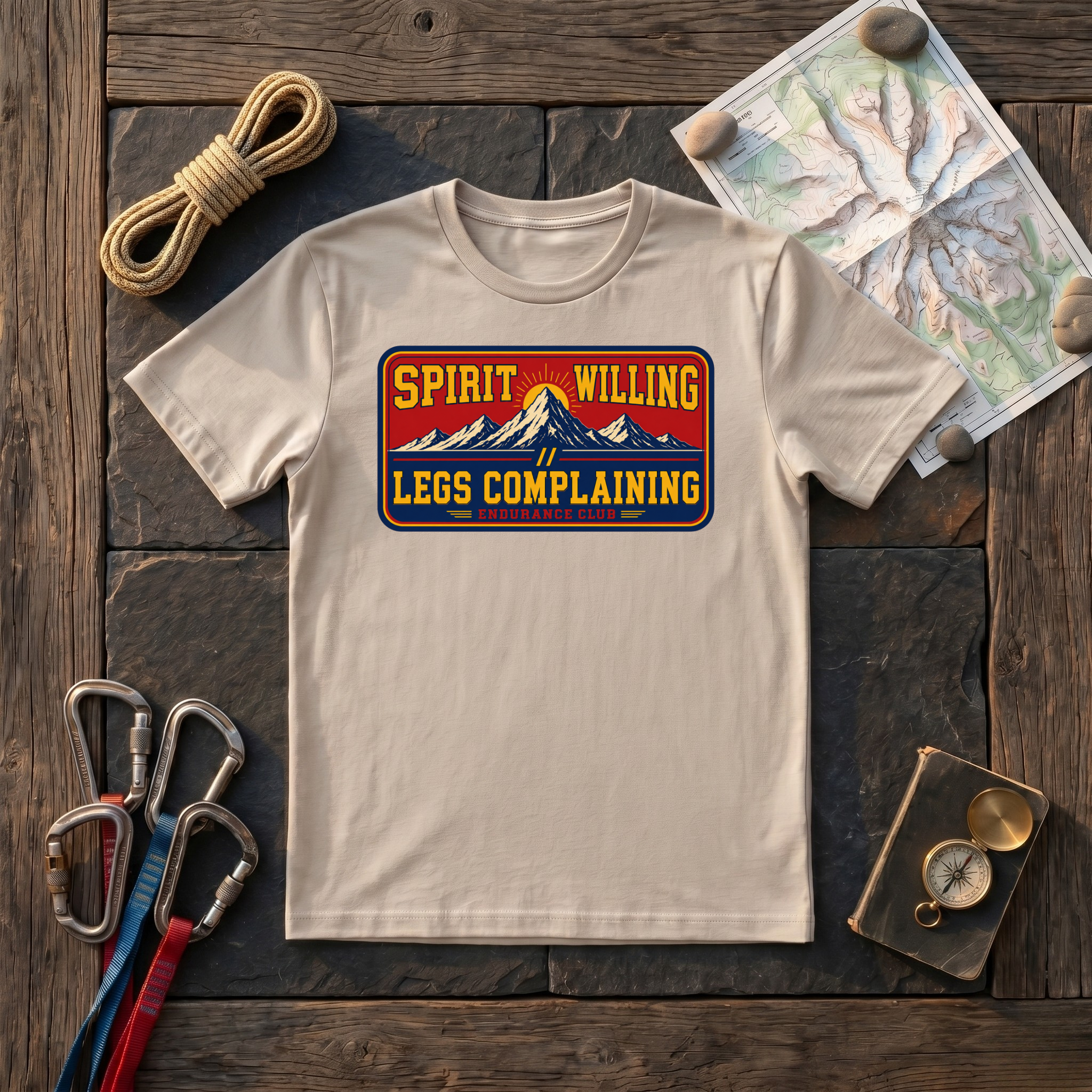 Spirit Willing Legs Complaining T-Shirt