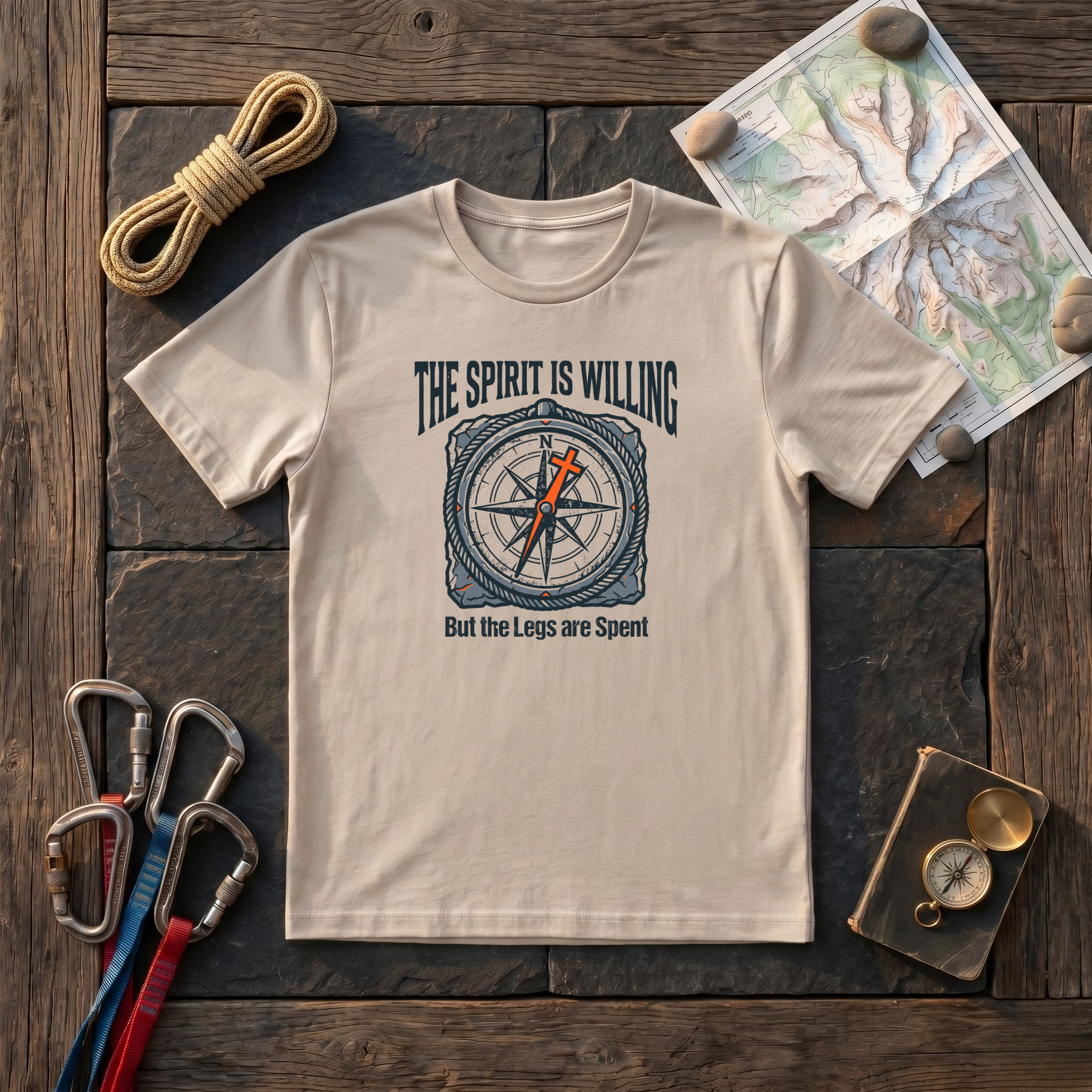 The Spirit Is Willing But The Legs Are Spent T-Shirt