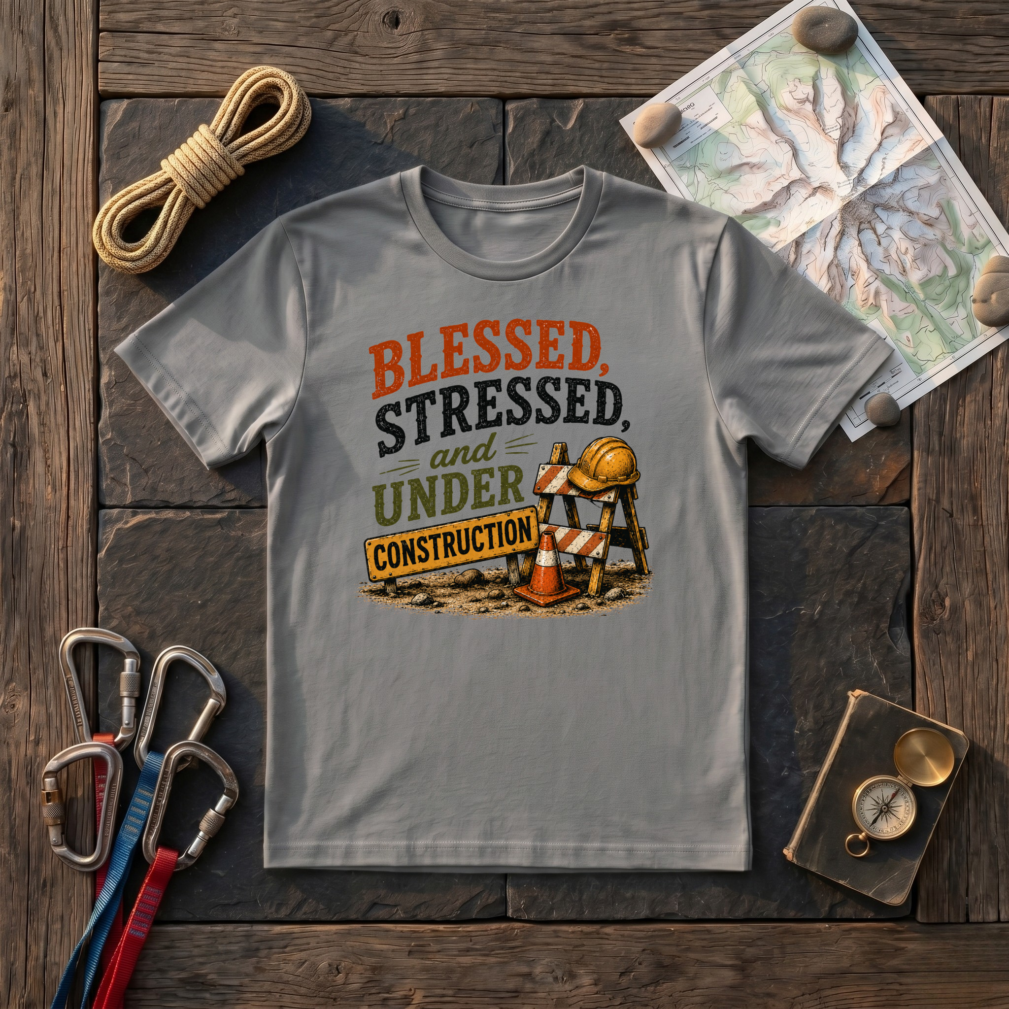 Blessed, Stressed, And Under Construction T-Shirt