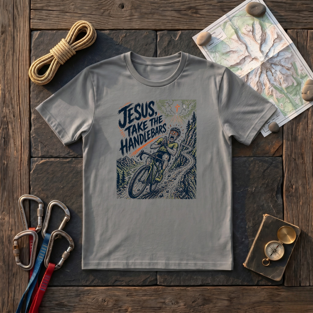 Jesus Take The Handlebars T-Shirt