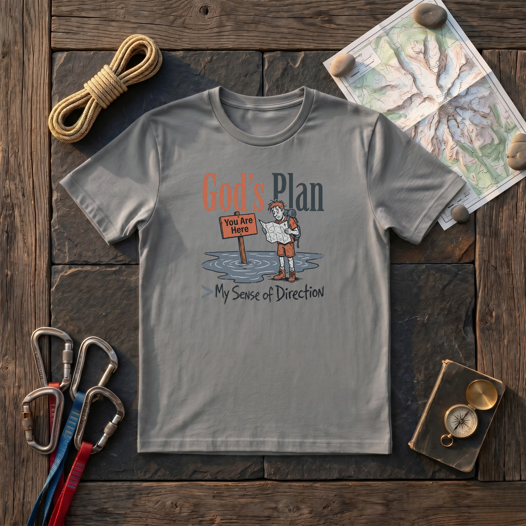 God's Plan > My Sense of Direction T-Shirt