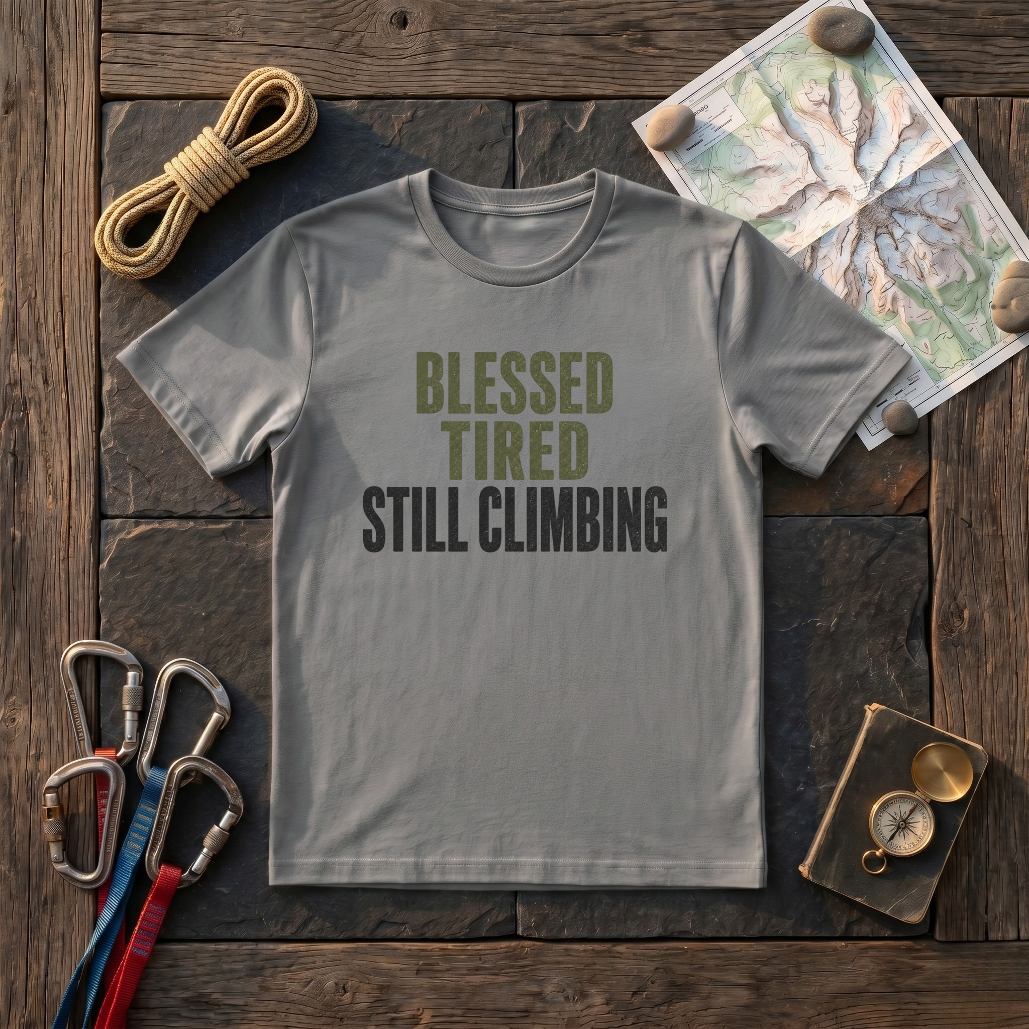 Blessed, Tired, Still Climbing T-Shirt