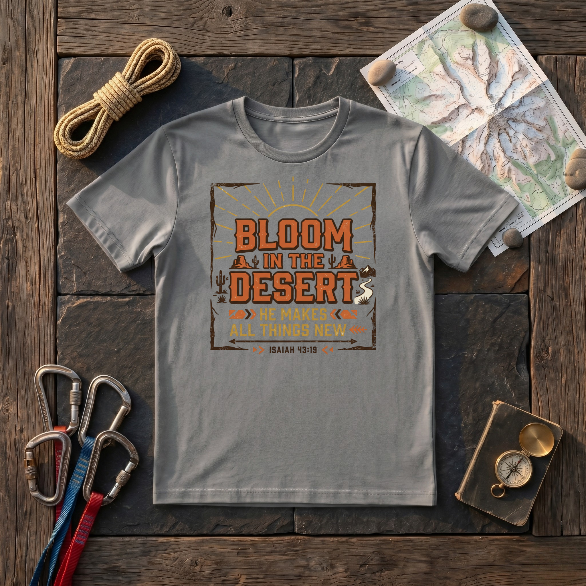 Bloom In The Desert, He Makes All Things New Isaiah 43:19 T-Shirt