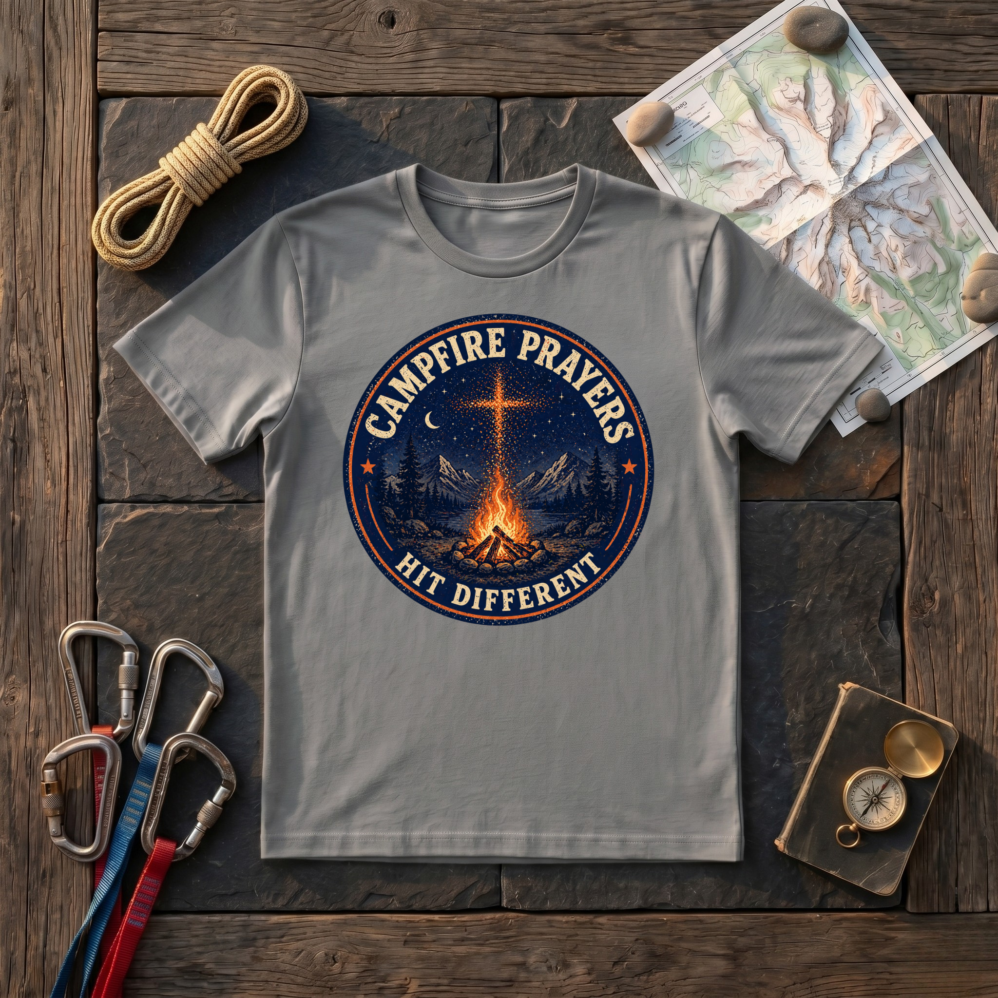 Campfire Prayers Hit Different T-Shirt