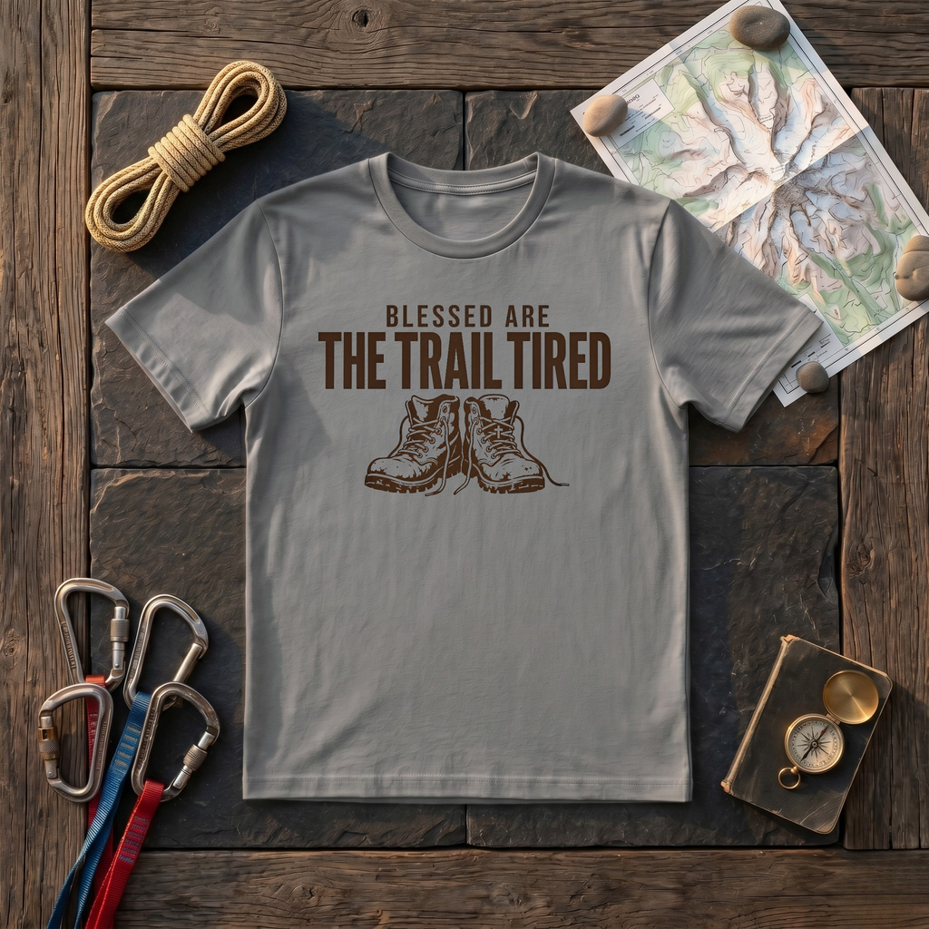 Blessed Are The Trail Tired T-Shirt