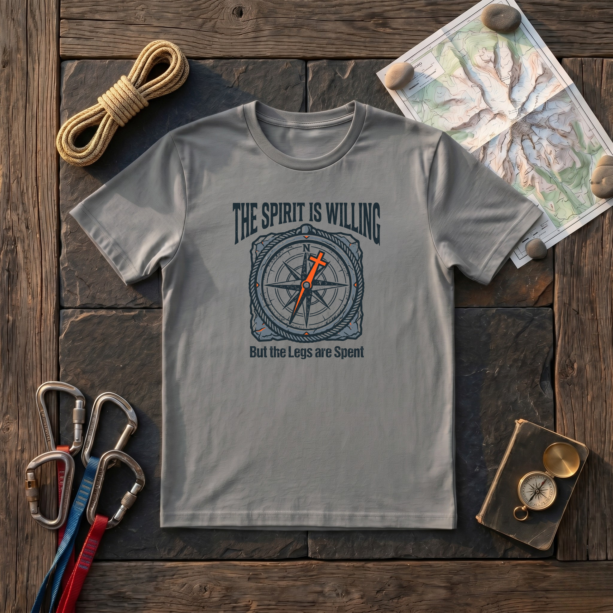 The Spirit Is Willing But The Legs Are Spent T-Shirt