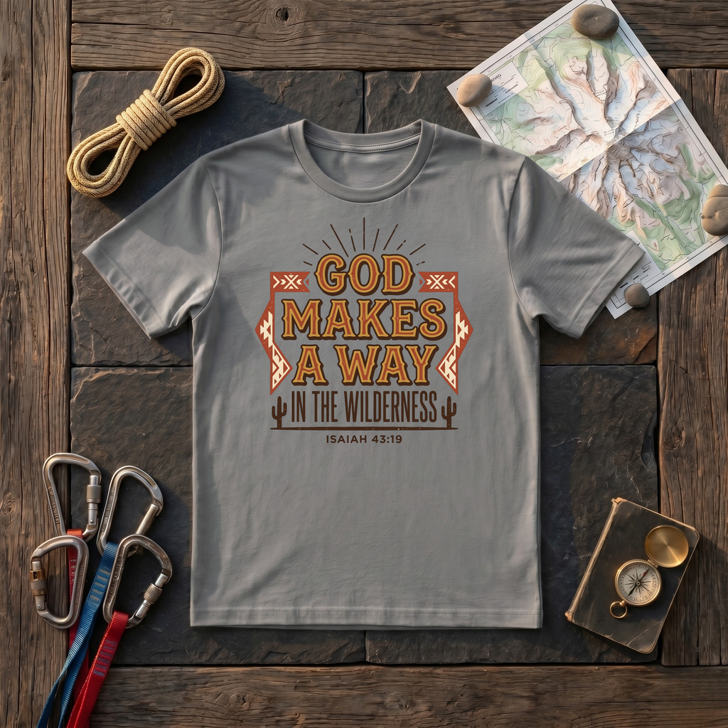 God Makes A Way In The Wilderness Isaiah 43:19 T-Shirt