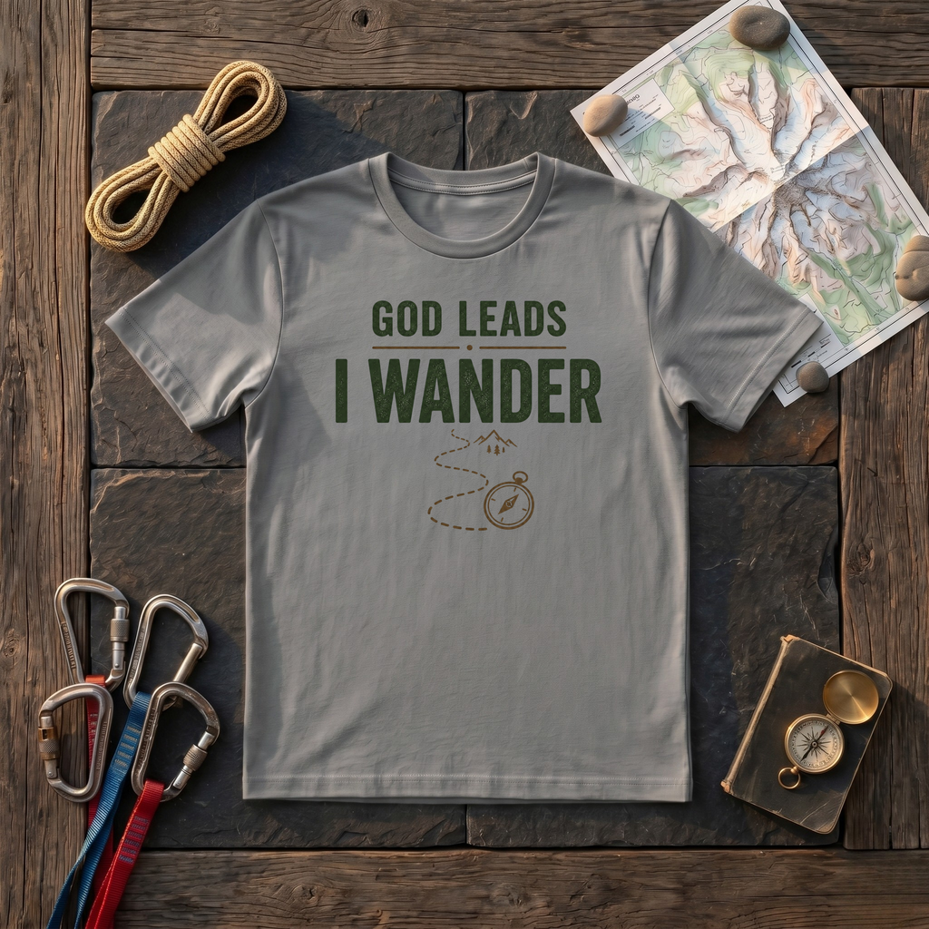 God Leads, I Wander T-Shirt
