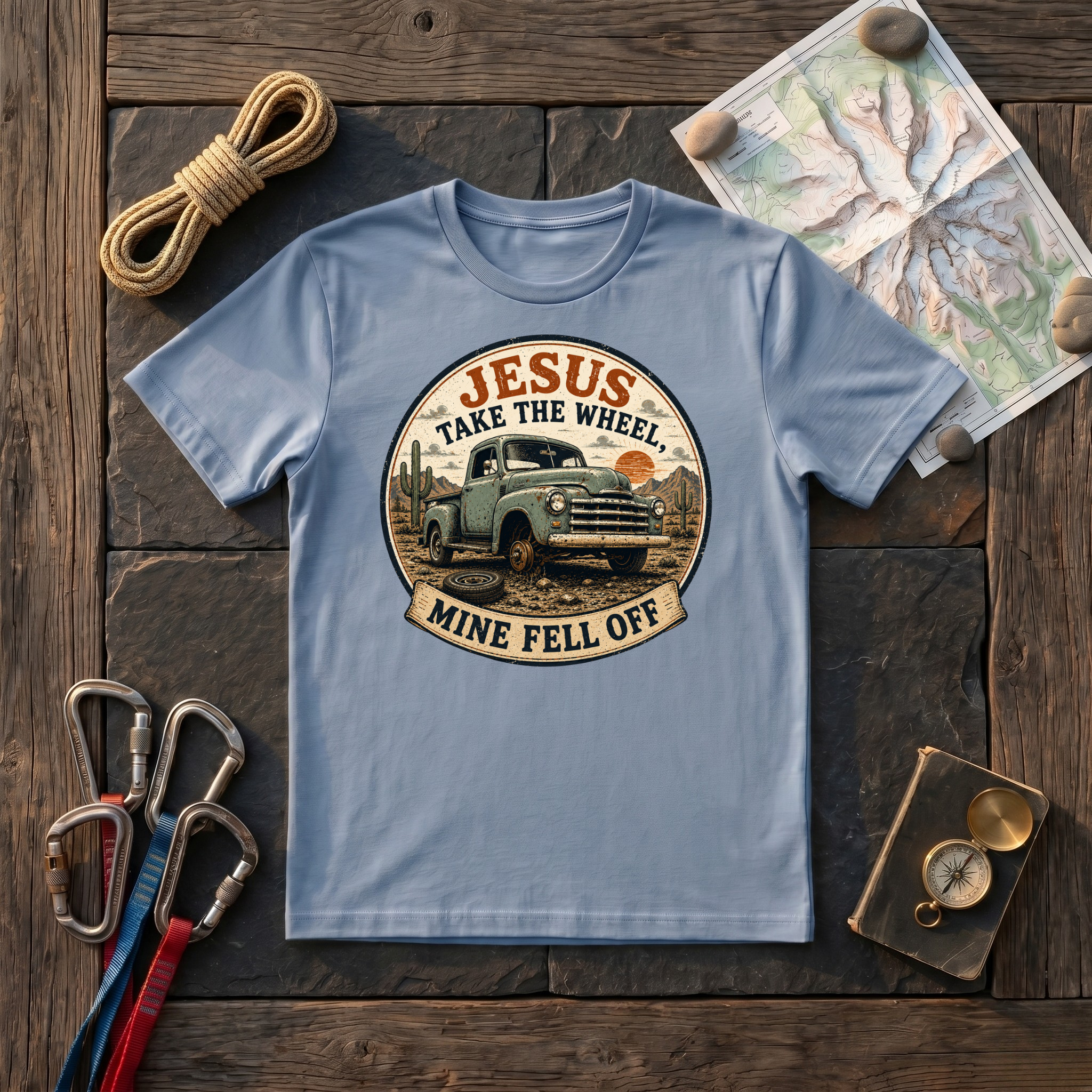 Jesus Take The Wheel, Mine Fell Off T-Shirt